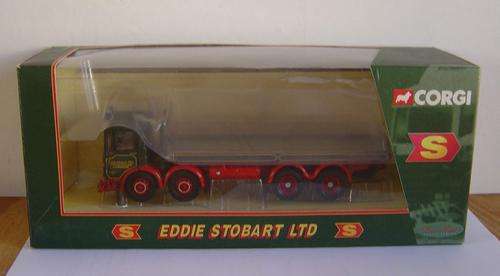 Corgi Classics - EDDIE STOBART LTD - AEC 8 Wheel Platform Lorry - Limited Edition