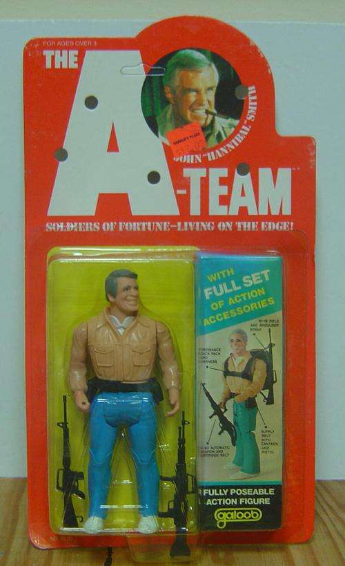 Galoob 1983 - The A Team - Hanibal Smith - RARE!!! Mint on Card