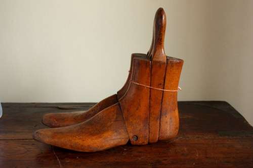 Antique shoe stretchers