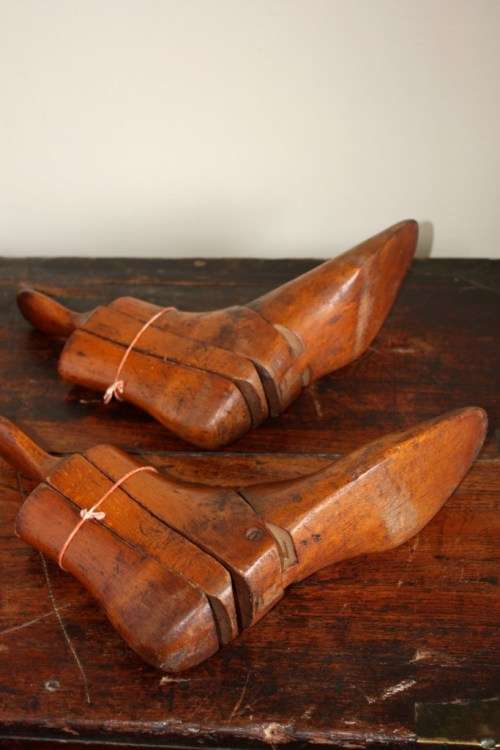 Antique shoe stretchers