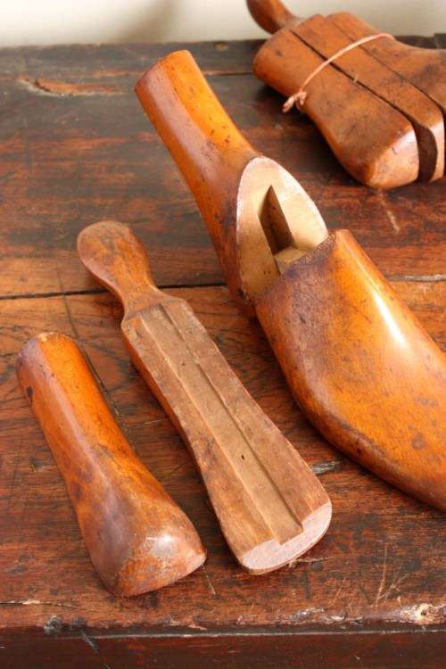 Antique shoe stretchers