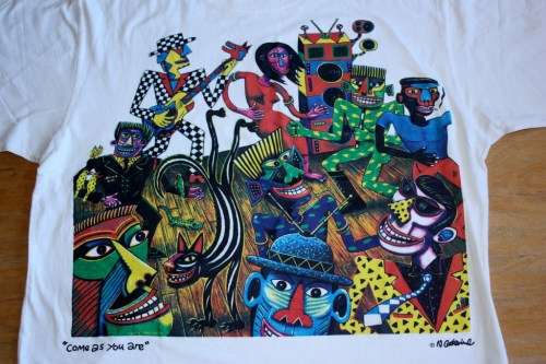 Norman Catherine printed Zooloo shirt - Come as you are