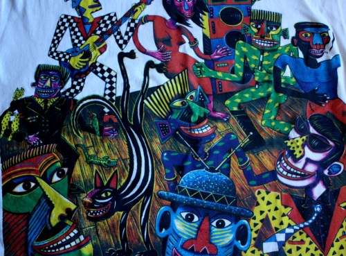 Norman Catherine printed Zooloo shirt - Come as you are