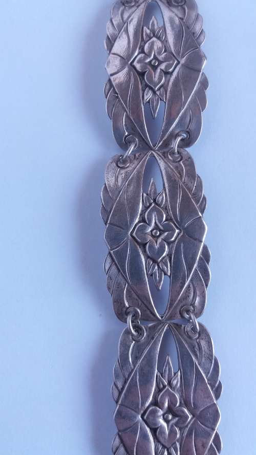 Dutch nouveau silver bracelet