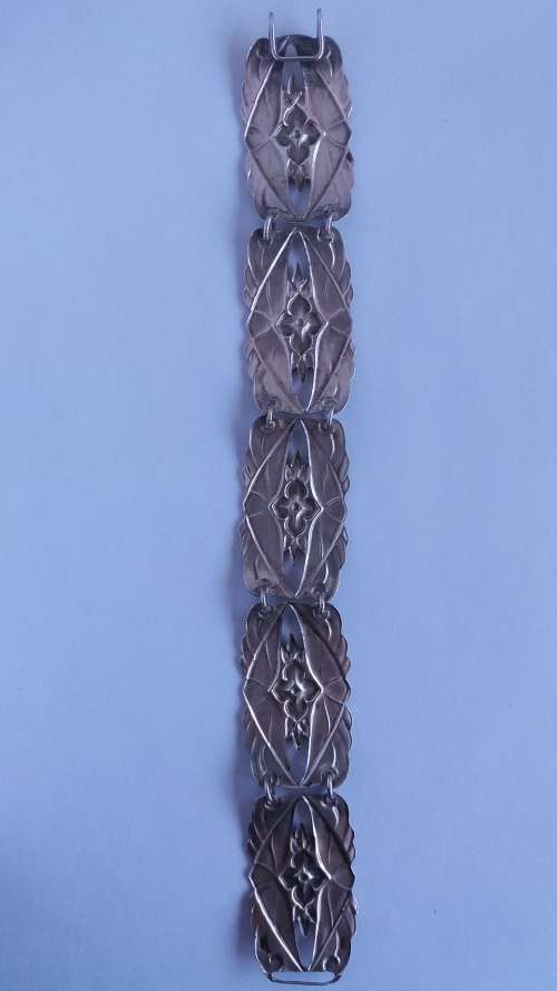Dutch nouveau silver bracelet