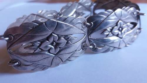 Dutch nouveau silver bracelet