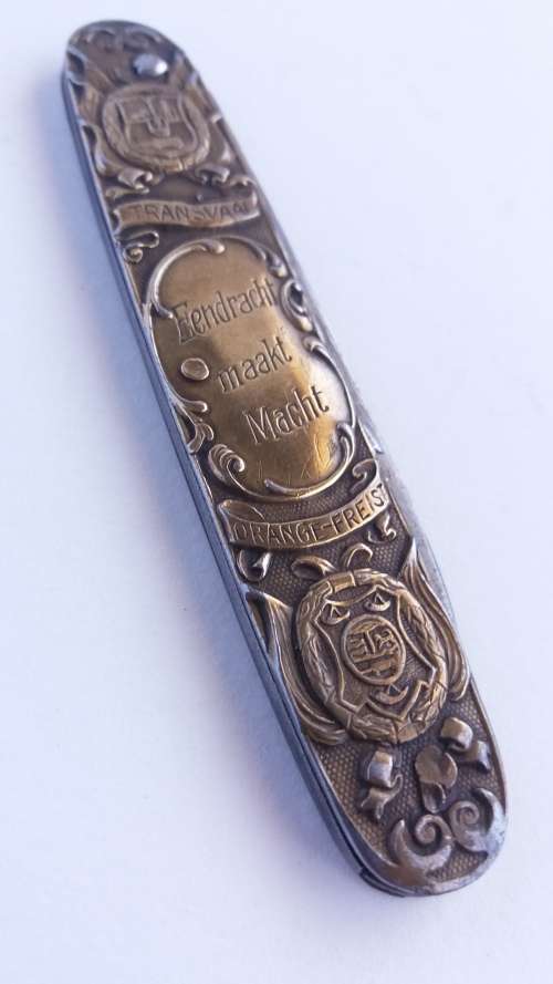 Vintage pocket knife - Transvaal Eendracth Maakt Macht