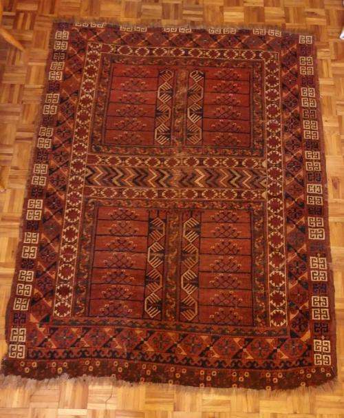 Antique Persian rug - rich autumn colours!