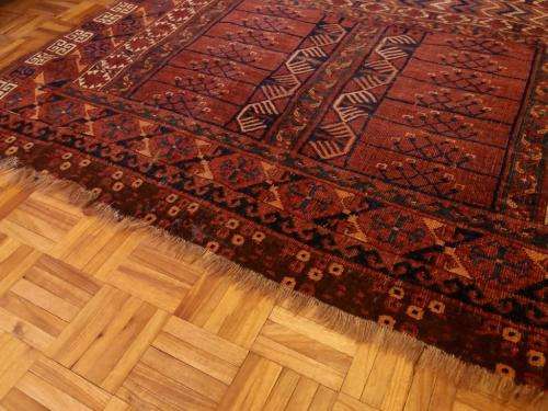 Antique Persian rug - rich autumn colours!