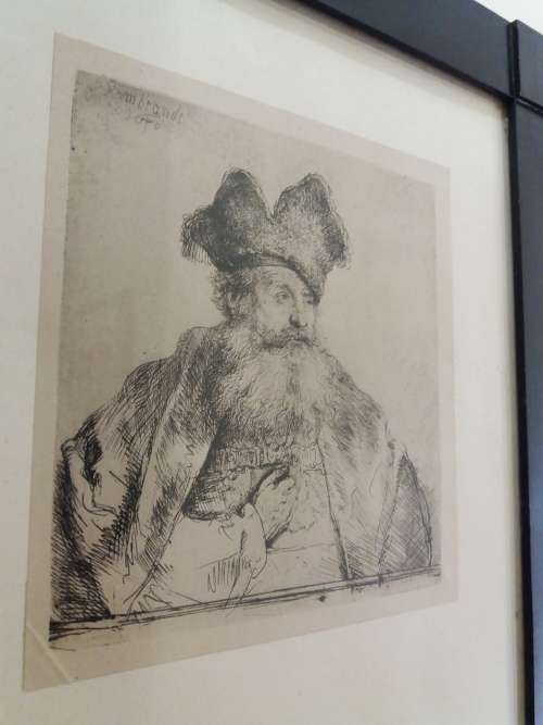 Early Rembrandt engraving