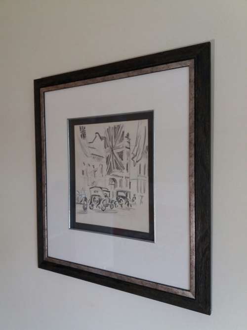 2 x Harry Stratford Caldecott drawings