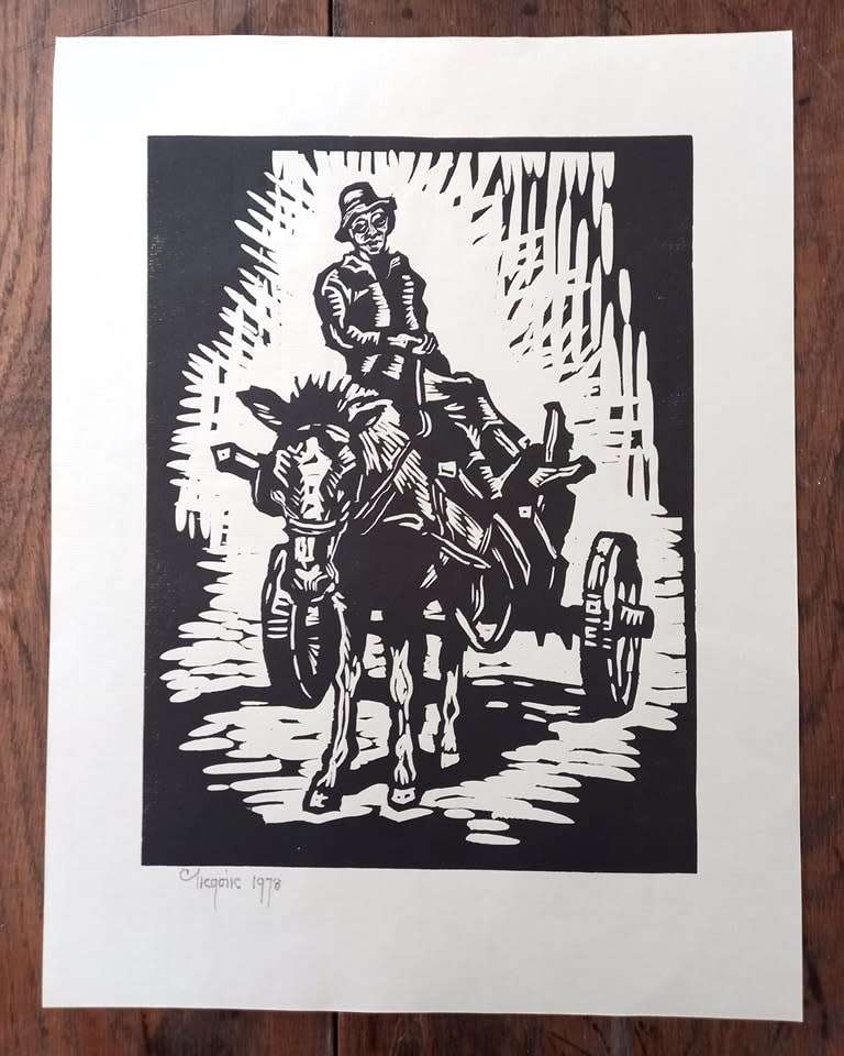 Set of 6 original folio of Gregoire Boonzaier linocuts