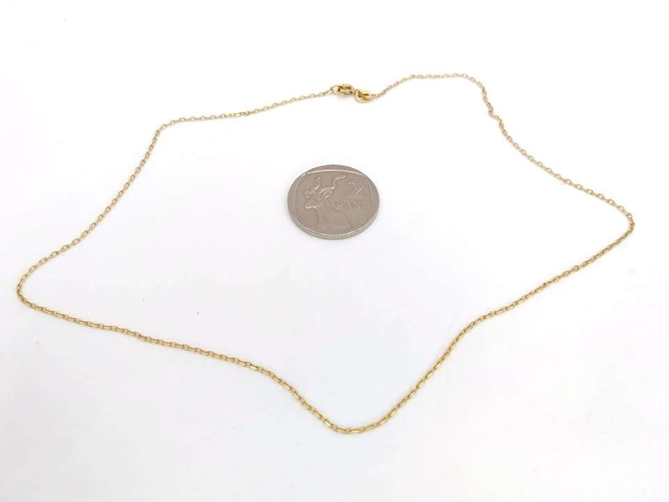 Delicate 9ct gold chain