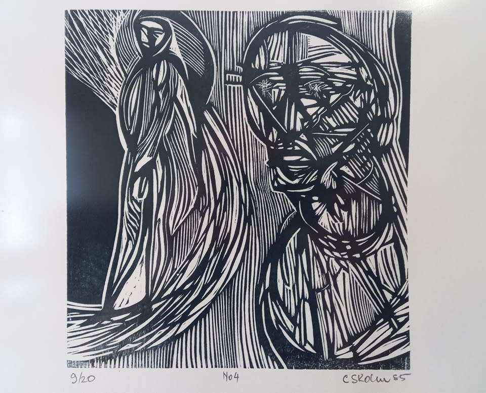 Original Cecil Skotnes woodcut