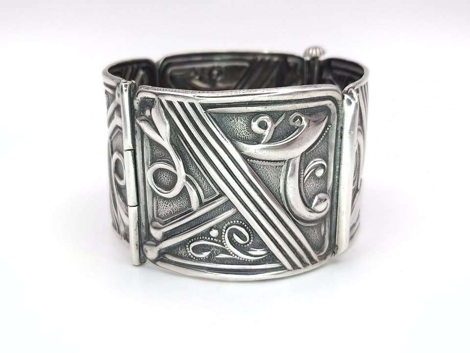 Early *rare* Candida sterling silver cuff (Joe Calafato)