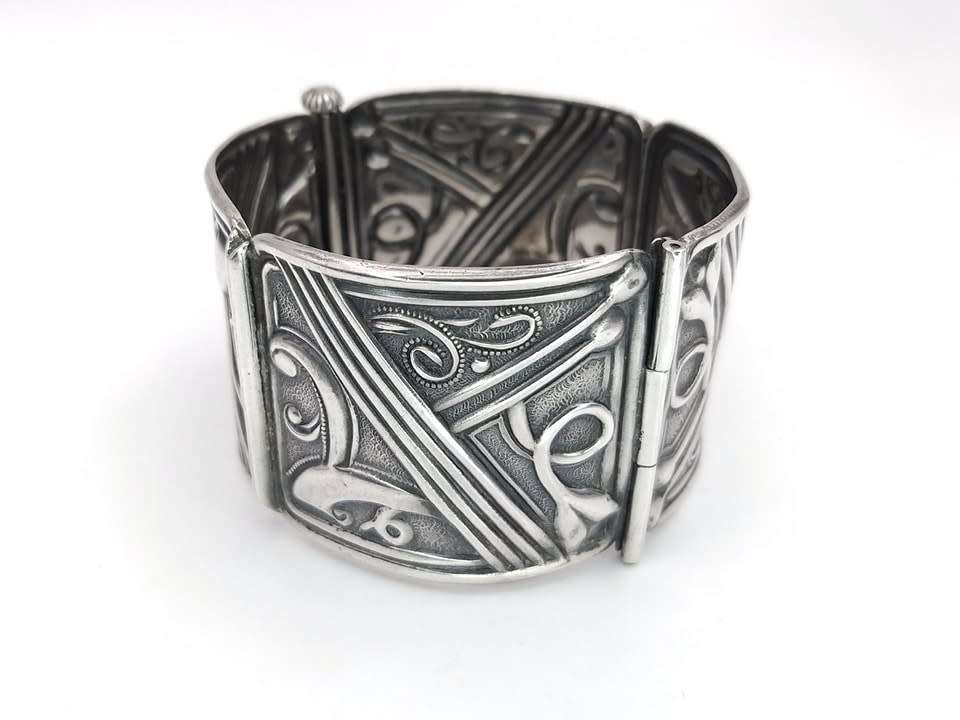 Early *rare* Candida sterling silver cuff (Joe Calafato)
