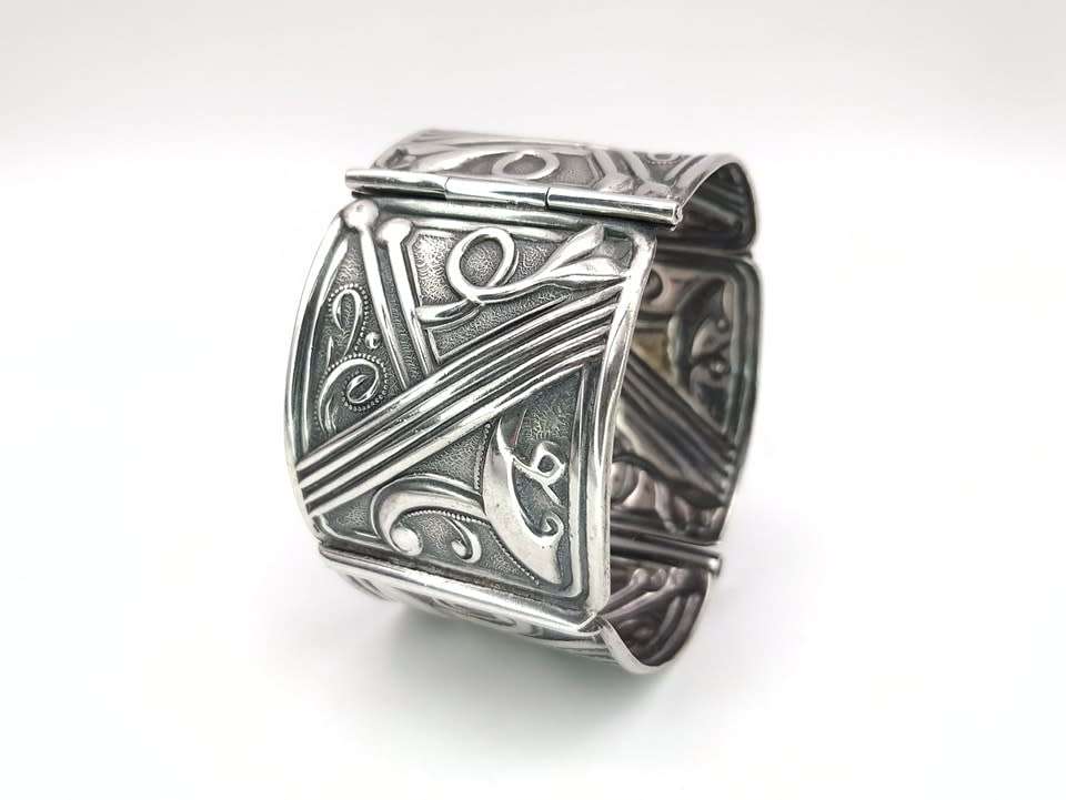 Early *rare* Candida sterling silver cuff (Joe Calafato)