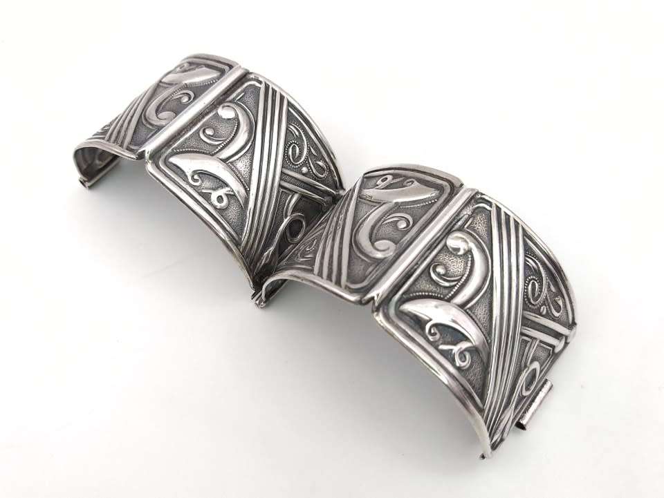 Early *rare* Candida sterling silver cuff (Joe Calafato)