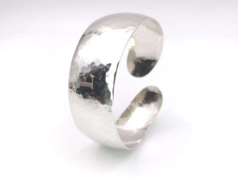 Israeli sterling silver cuff