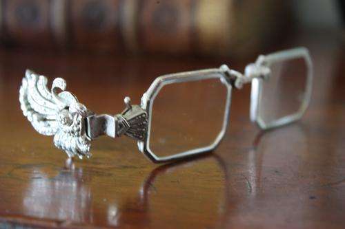 Silver and Marcasite Art Deco Lorgettes