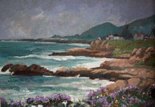 Oil painting by Enid Vera Ablett