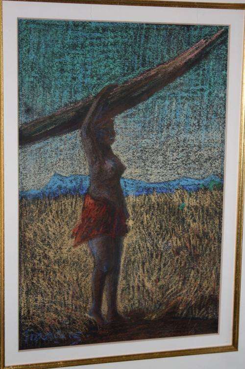 Leo Auguste Francois (South African 1870-1938) Pastel