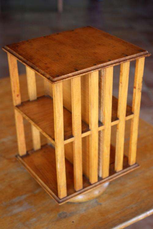 Small Edwardian revolving bookcase