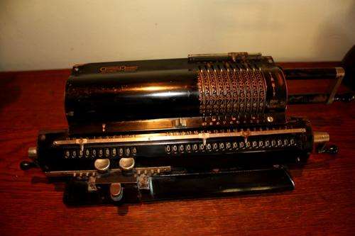 Unusual old-school calculator from the 1930s