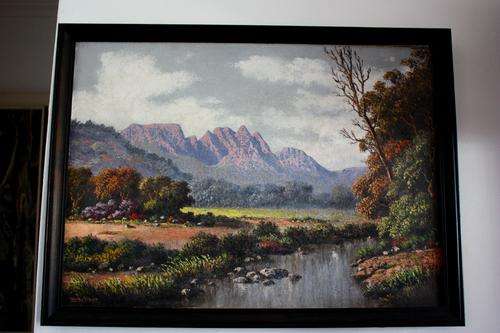 Victor Visser Oil Painting - Bargain!