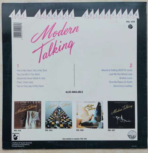 MODERN TALKING - The Singles Collection