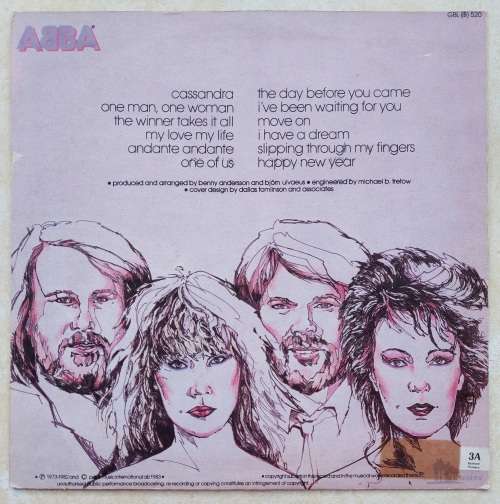(ZIMBABWE PRESSING) - ABBA - Love Songs
