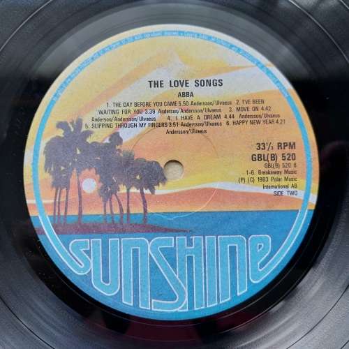 (ZIMBABWE PRESSING) - ABBA - Love Songs