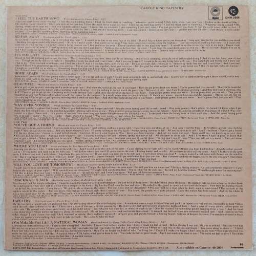 CAROLE KING - Tapestry (NM / VG+)