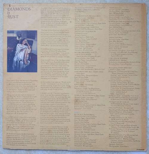 JOAN BAEZ - DIAMONDS & RUST