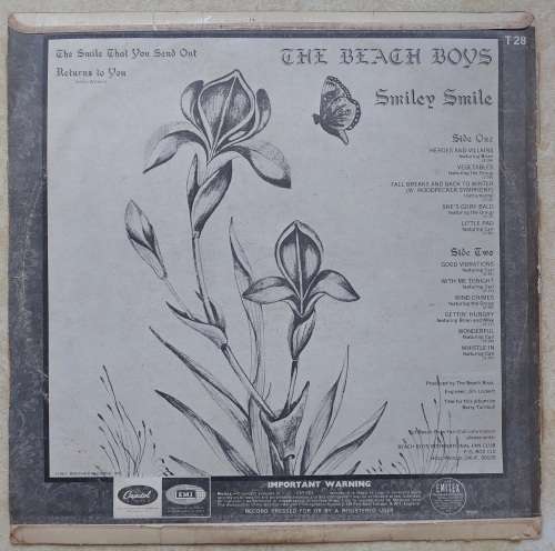 THE BEACH BOYS - SMILEY SMILE