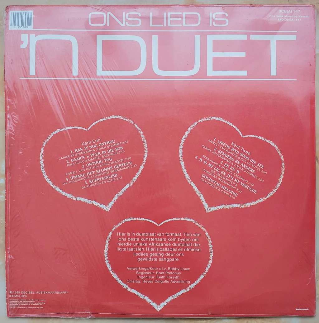ONS LIED IS 'N DUET - VARIOUS ARTISTS