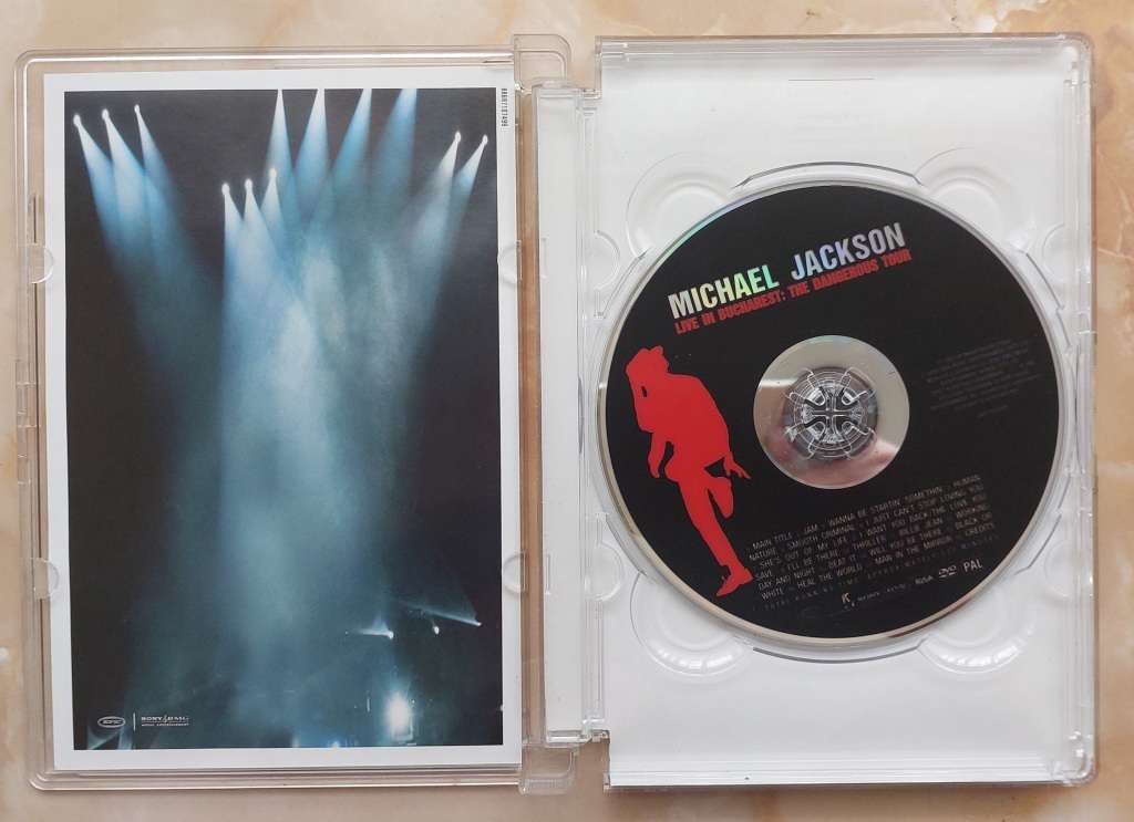 MICHAEL JACKSON ON STAGE - LIVE IN BUCHAREST (DVD)