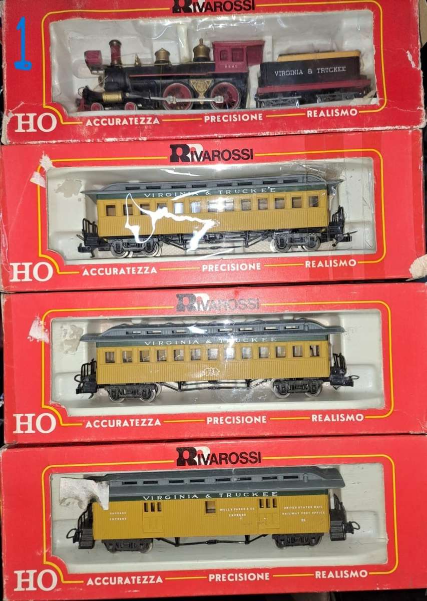 Model Trains HO Virginia & Truckee set boxed.