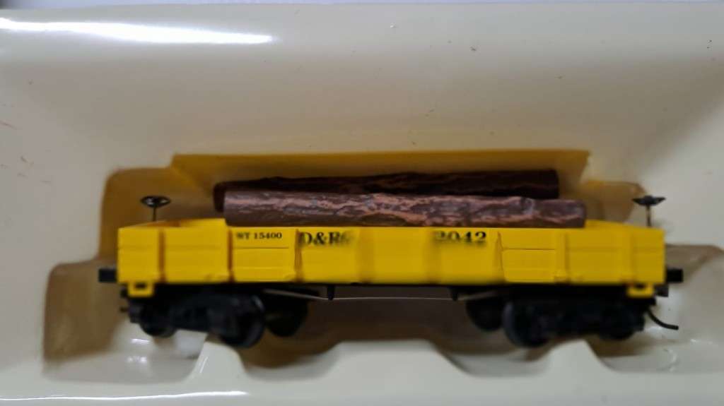 Model Trains H0 Mantua Wooden Vintage Freight Car Boxed