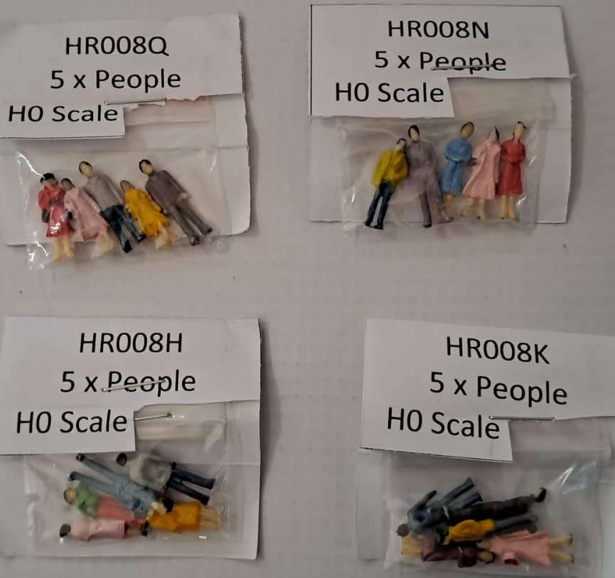Model Trains 1:87 HO 5 x figures.