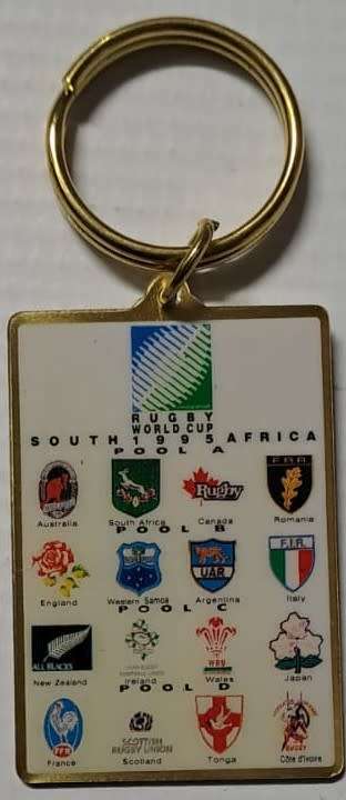 Keyring - Rugby World Cup 1995 South Africa. New