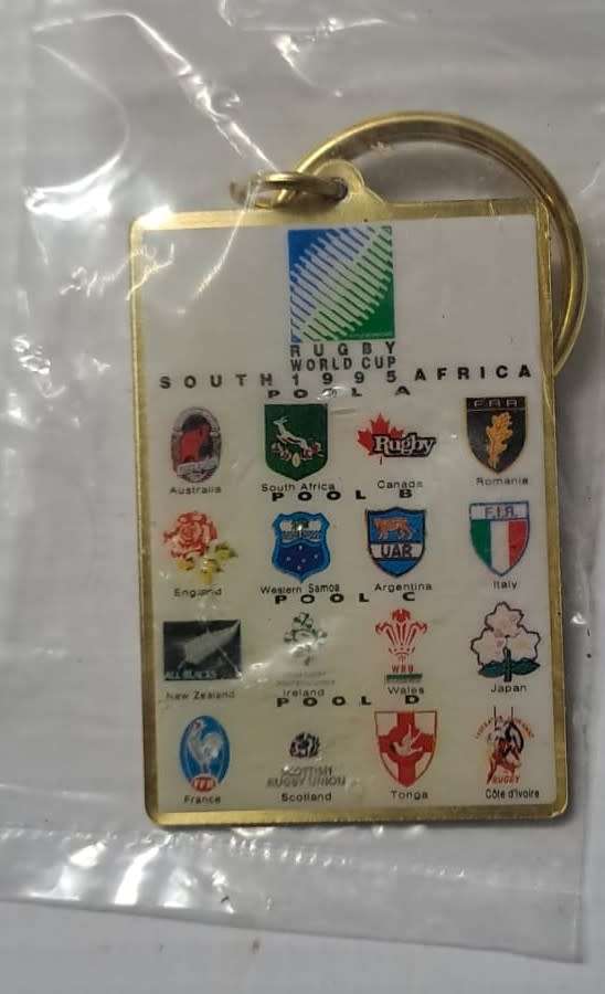 Keyring - Rugby World Cup 1995 South Africa. New