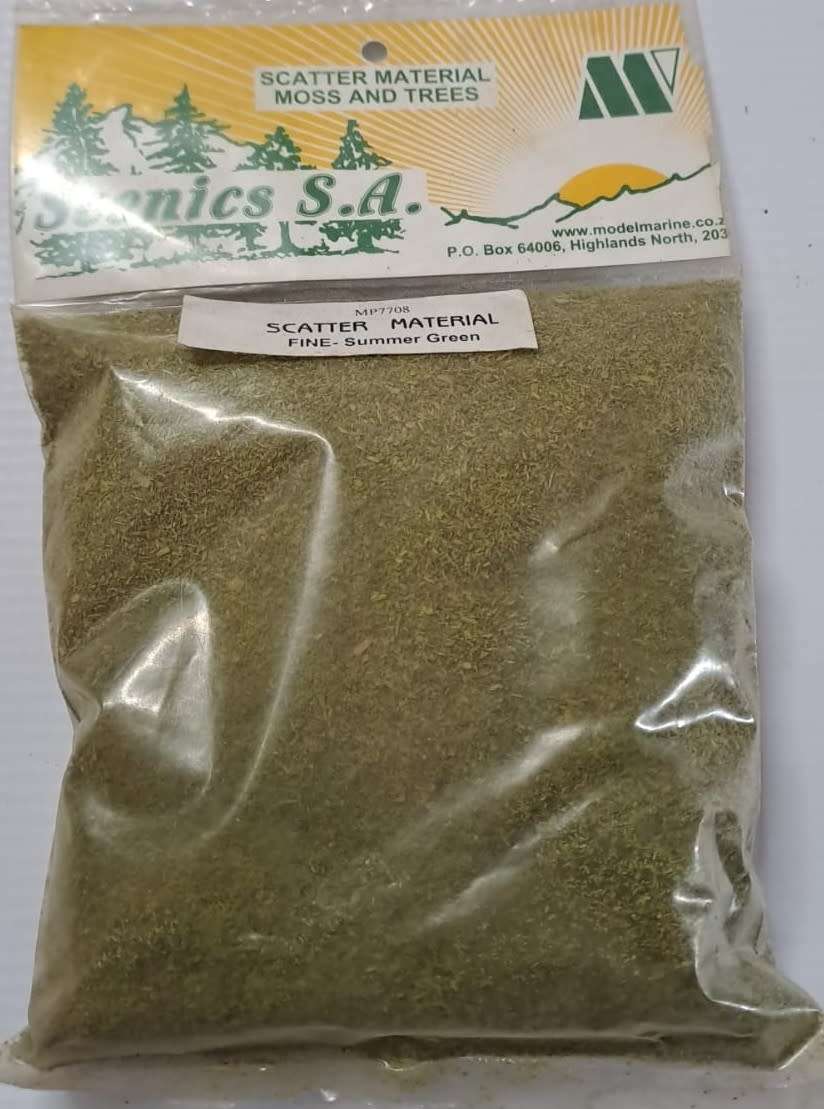 Model Trains HO 1 x Scatter Material - Fine/Med - Summer Green