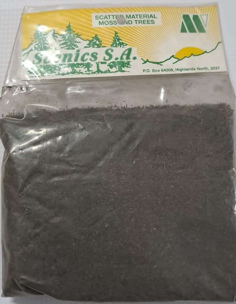 Model Trains HO 1 x Scatter Material - Medium - Black