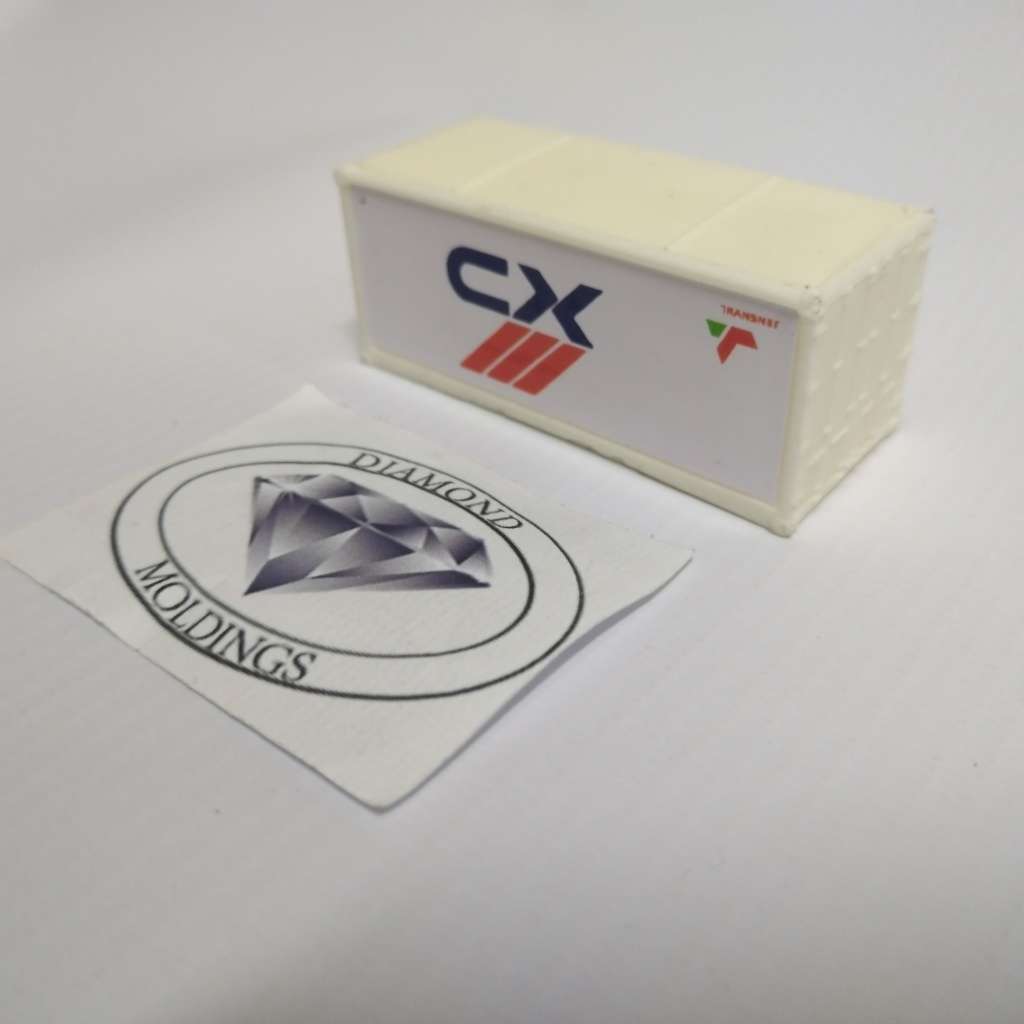 Model Trains HO 1 x Container Load - Container Transnet with CX - 68mm x 27mm x 29mm