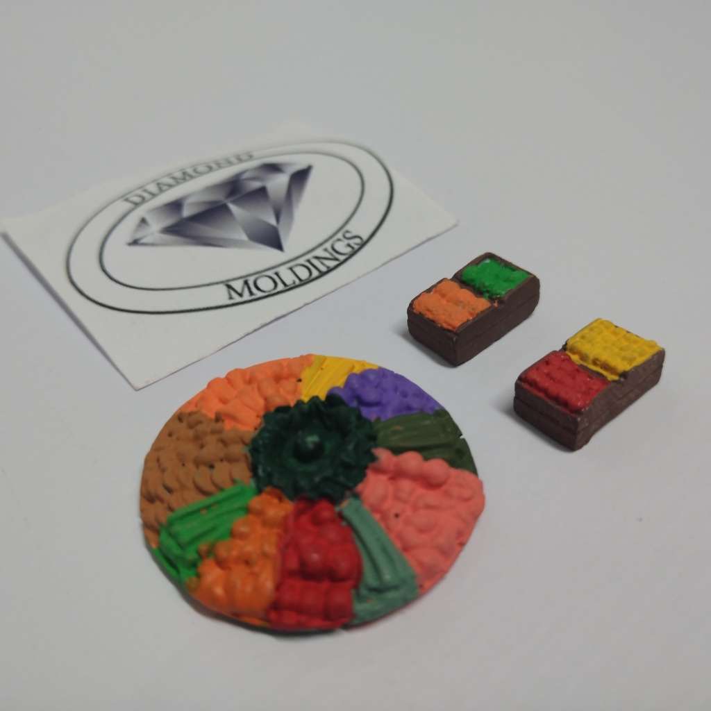 Model Trains HO 1 x Fruit 3 Combo - 36mm diameter x 2mm