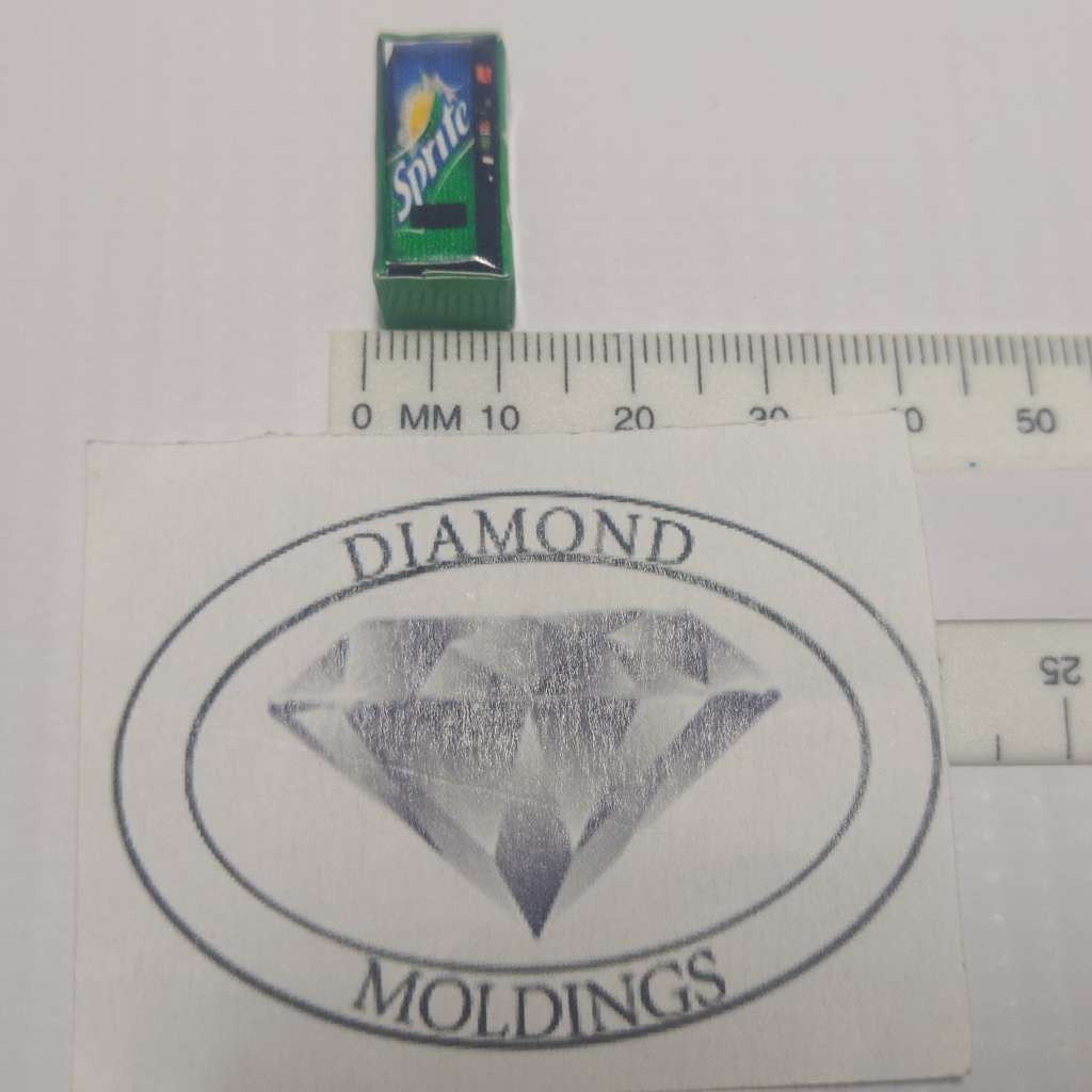 Model Trains HO 1 x Vending Machine Only (Sprite) - 21mm x 10mm x 8mm