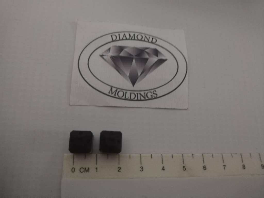 Model Trains HO - Garbage bin square (x 2 Pack) (Grey)