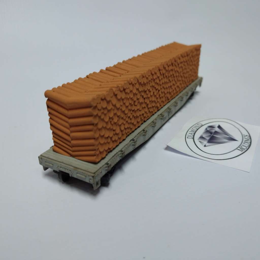 Model Trains HO 1 x Wood Load 1 - 162mm x 27mm x 30mm