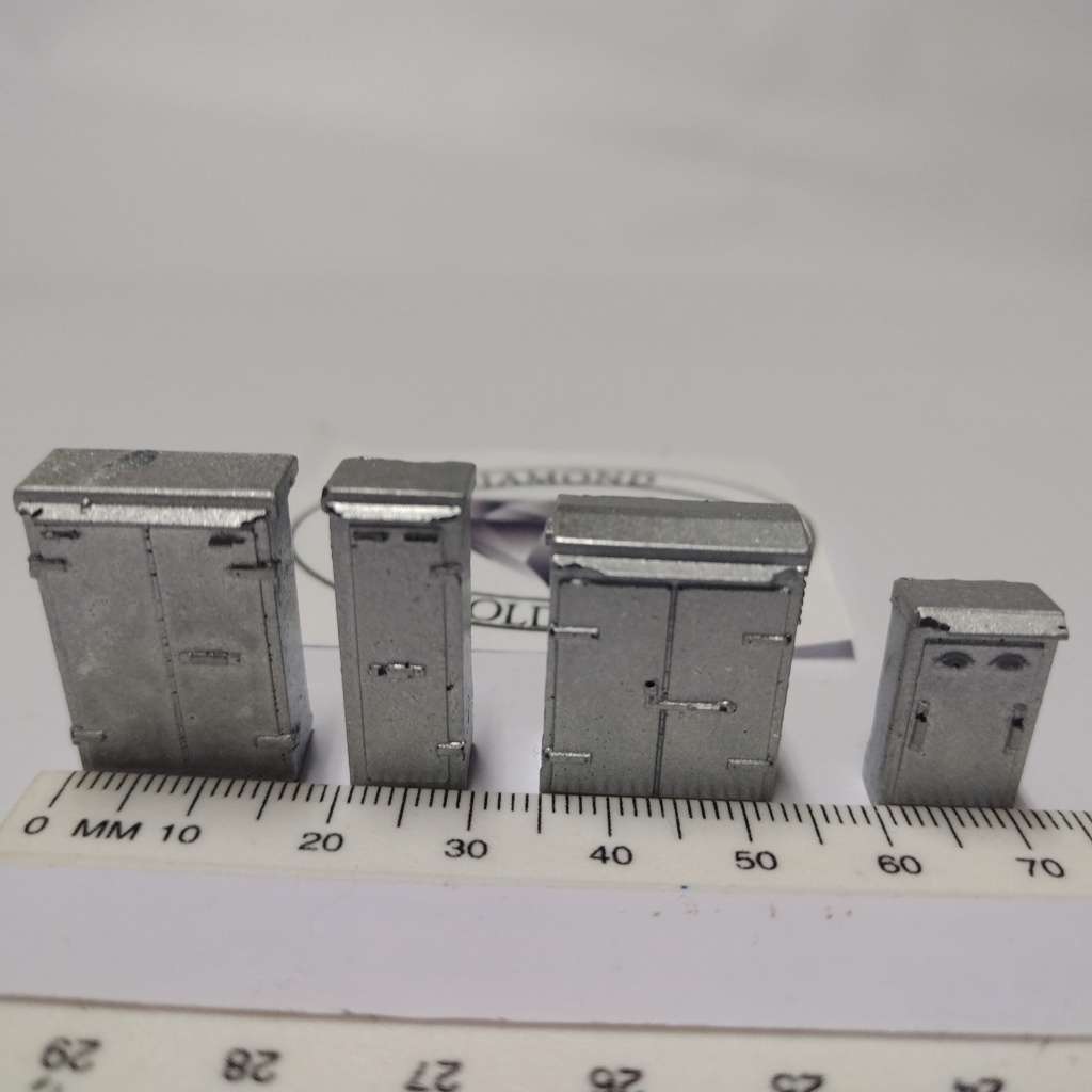 Model Trains HO - Elect. Boxes Set of 4